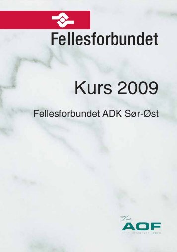 Montert ADK-kurs 2009:Layout 1 - Fellesforbundet