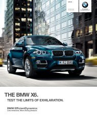 THE BMW X. - BMW Canada