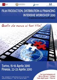 Scarica il programma dettagliato del workshop - Mediateca Toscana