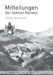 Ausgabe 198 - SAC Sektion Randen