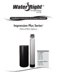 Impression SeriesÂ® Sulfur and Iron Filters - Water-Right