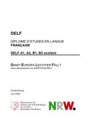 Handreichung DELF scolaire - Schulministerium NRW