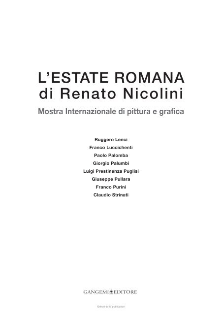 L'ESTATE ROMANA di Renato Nicolini - Archiwatch