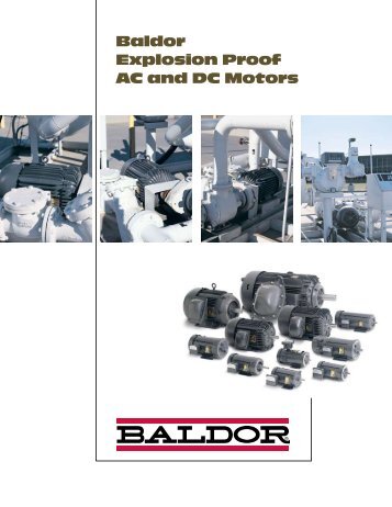 Baldor Explosion Proof AC and DC Motors - Rainbow Precision ...