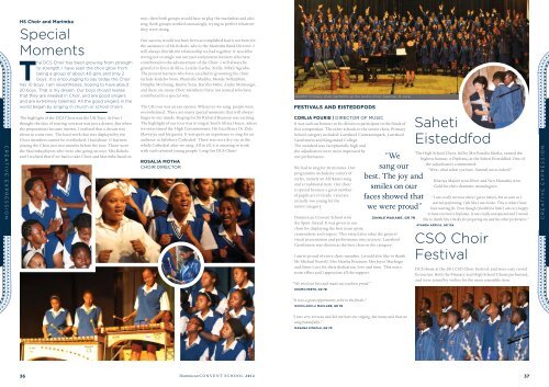 ANNUAL MAGAZINE - Dominican Convent School