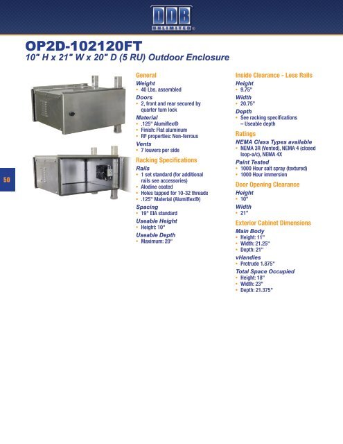 Download V0812 Catalog PDF - DDB Unlimited, Inc.