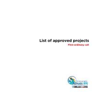 First Calls projects Booklet - IPA Adriatic Cross-Border Cooperation ...