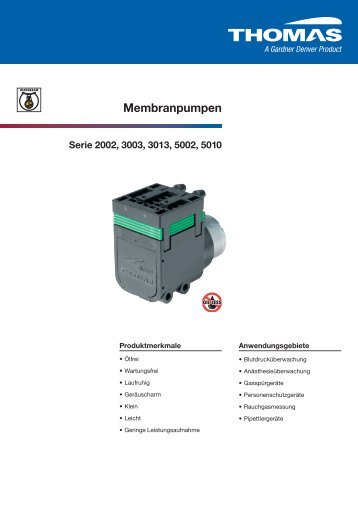 Membranpumpe 2002 VD DC - Rtpumps.ch