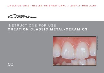 Creation Manual - Jensen Dental