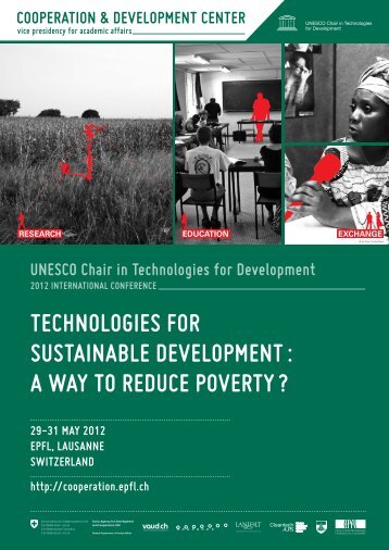 Tech4Dev 2012 Program Brochure - Cooperation at EPFL