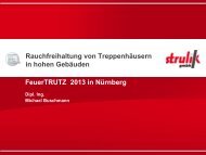 Rauchfreihaltung von Treppenhäusern in hohen ... - FeuerTRUTZ