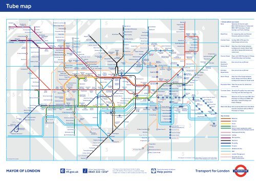 London Underground Map K West