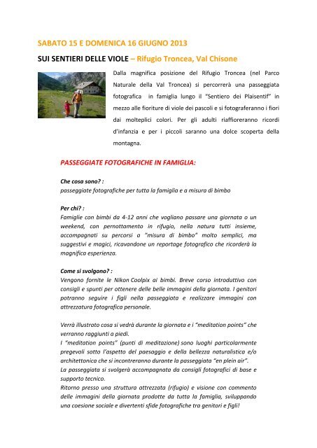 Rifugio Troncea, Val Chisone - Alpine Pearls