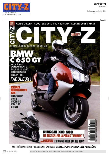 2012-08-29 Essai nouveau GTS 125 par CITYZ - Sym