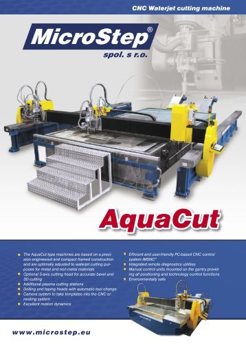 www.microstep.eu CNC Waterjet cutting machine - MicroStep Europa