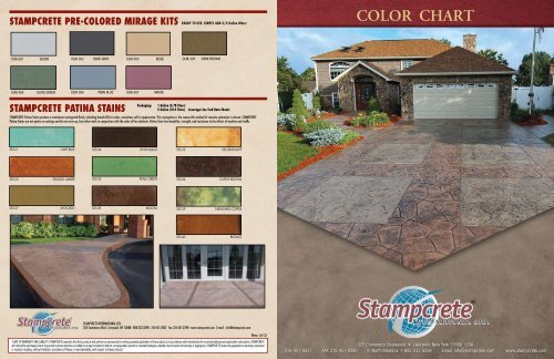 Stampcrete Color Chart