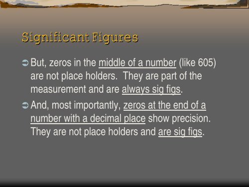 Significant Figures PowerPoint