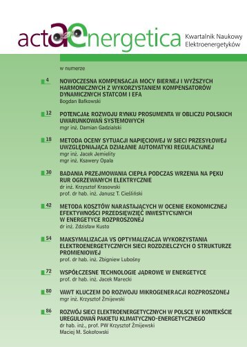 pobierz numer w formacie .pdf (29.65 MB) - Acta Energetica