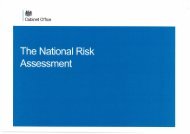 The National Risk Assessment - primo