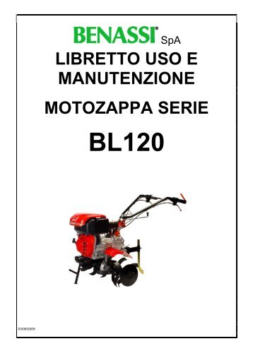 LIBRETTO USO E MANUTENZIONE MOTOZAPPA ... - Benassi.eu