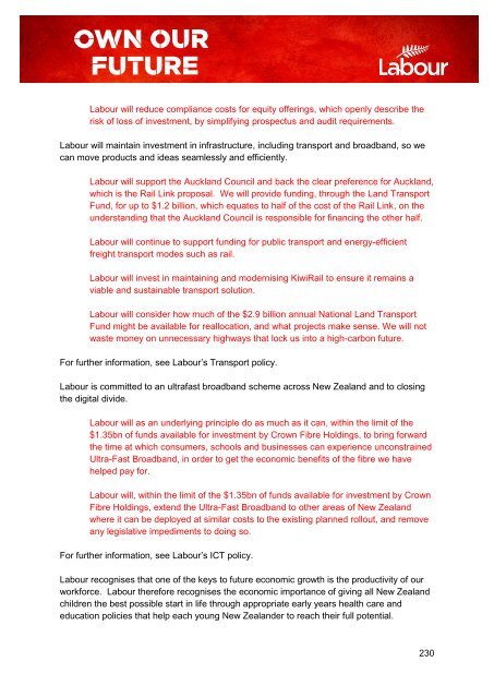 Our 2011 election manifesto - Labour Party