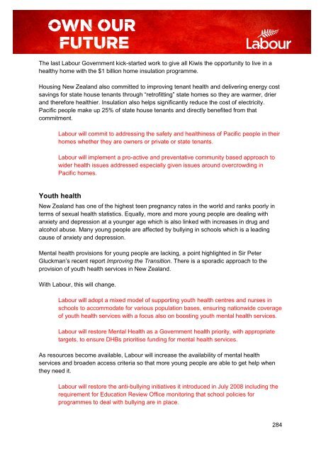 Our 2011 election manifesto - Labour Party