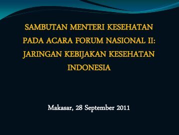 Apakah Prinsip Kebijakan Berbasis Bukti Mungkin Dilakukan di ...