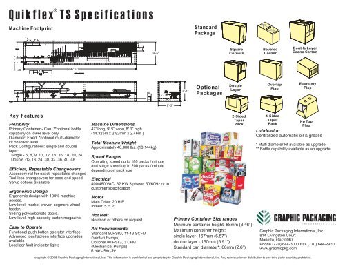 Machine Brochure - QFTS brochure_new.cdr - Graphic Packaging