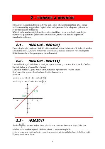 02 Funkce a rovnice - Realisticky cz