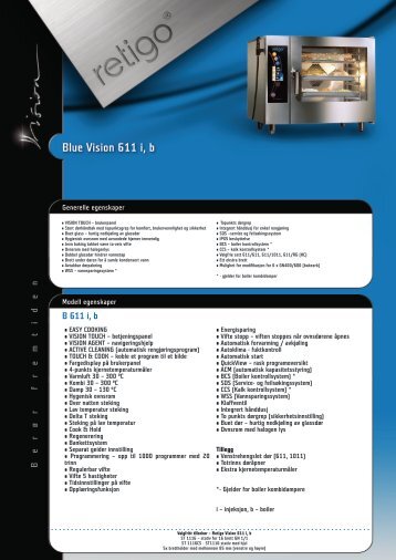 Datablad modell 611i