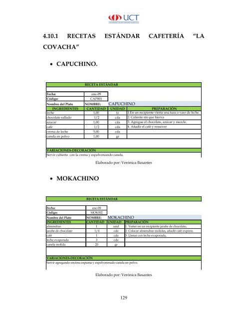 Proyecto La Covacha 2009.pdf - Repositorio Digital UCT ...