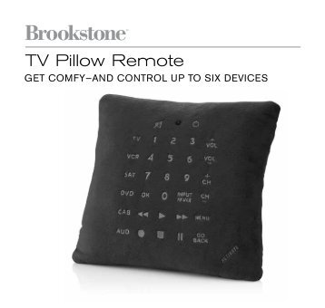 TV Pillow Remote - Brookstone