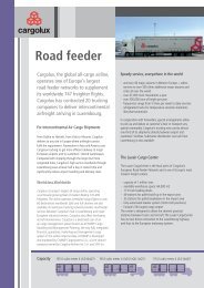 Road feeder - Cargolux