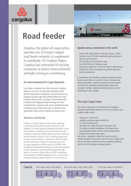 Road Feeder Cargolux