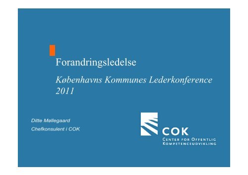 Forandringsledelse