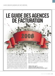 Le Guide des agences de facturation - SantÃ© inc.