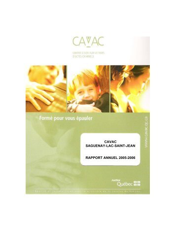 Rapport annuel 2005-2006 - Centres d'aide aux victimes d'actes ...