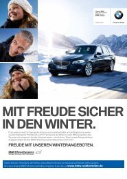 MiT Freude SicHer in den WinTer. - BMW Niederlassung Nürnberg