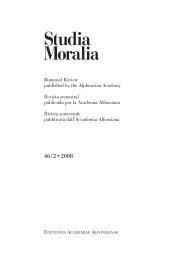 Studia Moralia 46/2 Luglio -Dicembre 2008