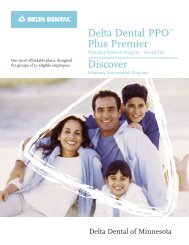 Delta Dental PPO Plus Premier Discover - Delta Dental Of Minnesota
