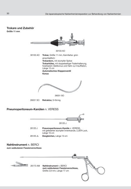 Die laparoskopische Narbenhernienreparation zur Behandlung von ...