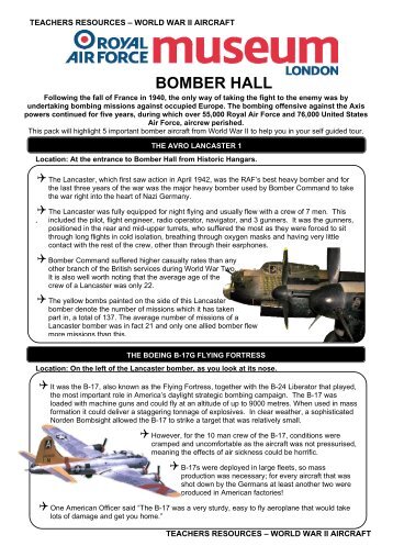 Bomber Command Hall - RAF Museum