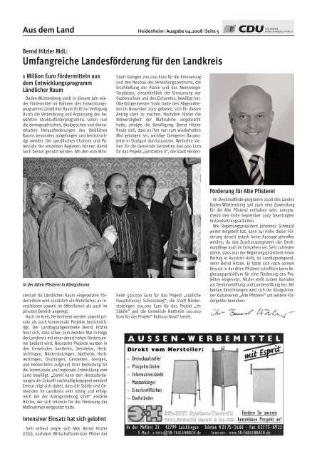 Ausgabe 04.2008 - CDU Heidenheim