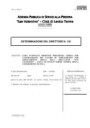 âSan Valentinoâ âSan Valentinoâ â CittÃ  di Levico Terme CittÃ  di ...