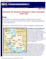 Iran Country Analysis Brief - Pars Times