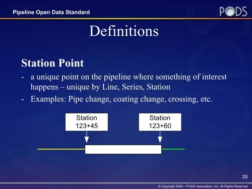 Pipeline Open Data Standard Model Workshop - PODS