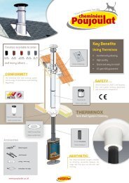 Therminox Twin Wall System Chimney - Poujoulat