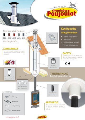 Therminox Twin Wall System Chimney - Poujoulat