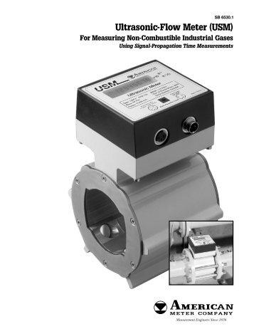 Ultrasonic-Flow Meter (USM) - Gaines Measurement and Control