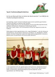 Bericht Tag der TMK - Trachtenmusikkapelle Zederhaus